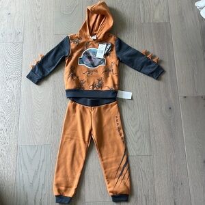 Toddler Jurassic Park Sweatshirt and Sweatpants Set 3T NWT